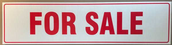 thumbnail interactive-video image 1 of SuperSigns 6x24 Real Estate Rider Signs - Buy 1 Get 1 Free - 2 Sided Corrugated Plastic 1 of 4