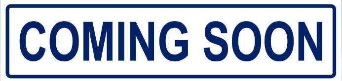 Coming Soon Rider Sign Coming Soon Rider Blue (6X24) – FMLS Service Center