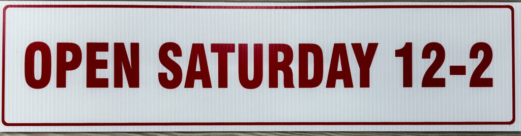 6x24 Open Saturday 12-2 Rider