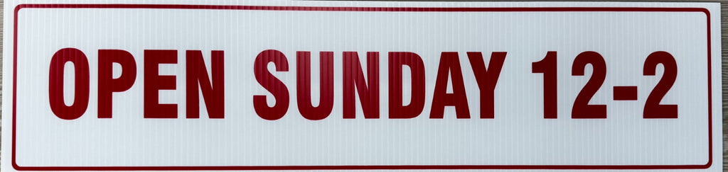 6x24 Open Sunday 12 - 2 Rider