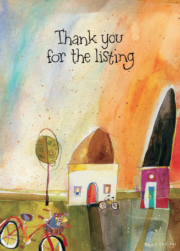 Thank You Listing Abstract Card/12